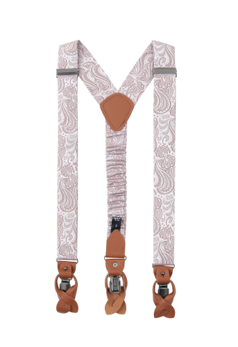 SEIDENFALTER Set Hosenträger+Fliege Paisley