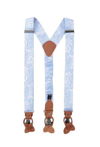 SEIDENFALTER Set Hosenträger+Fliege Paisley