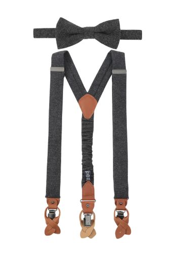 Set Hosenträger+Fliege Uni