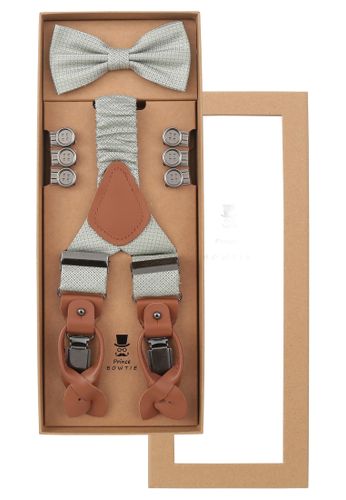 PRINCE BOWTIE Set Hosenträger+Fliege Micro Default Title