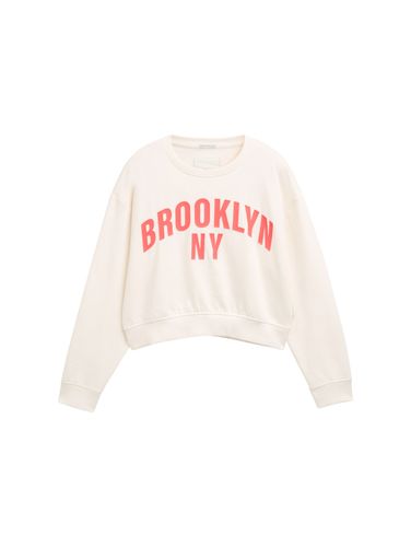 TOM TAILOR Cropped Sweatshirt mit Print