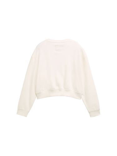 TOM TAILOR Cropped Sweatshirt mit Print