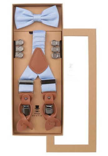 PRINCE BOWTIE Set Hosenträger+Fliege Micro Default Title