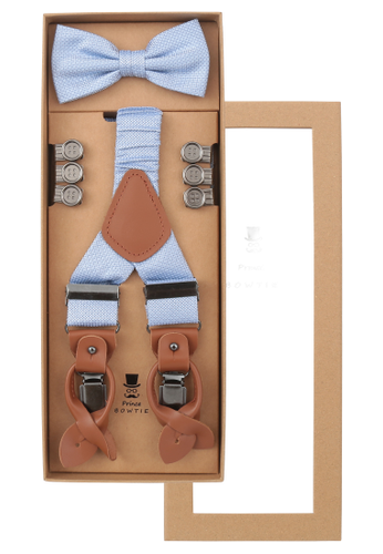 SEIDENFALTER Set Hosenträger+Fliege Micro Default Title