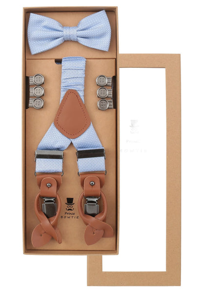 PRINCE BOWTIE Set Hosenträger+Fliege Micro Default Title