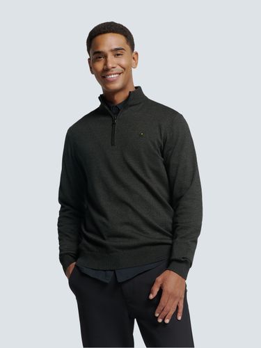 NO EXCESS NO EXCESS Pullover Half Zip 2 Coloured Melange XXXL