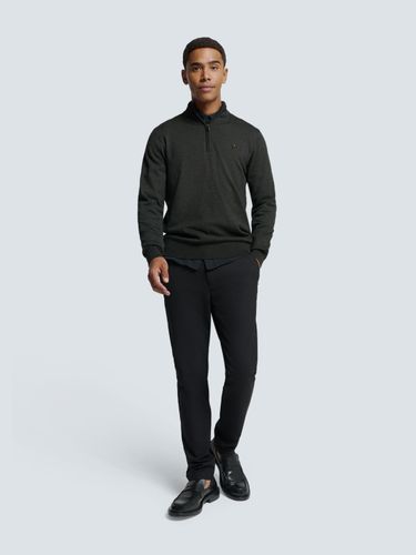 NO EXCESS NO EXCESS Pullover Half Zip 2 Coloured Melange