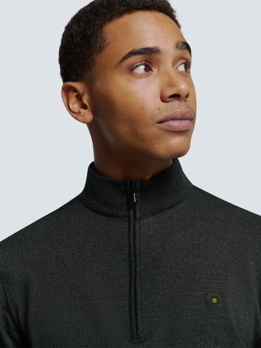 NO EXCESS NO EXCESS Pullover Half Zip 2 Coloured Melange