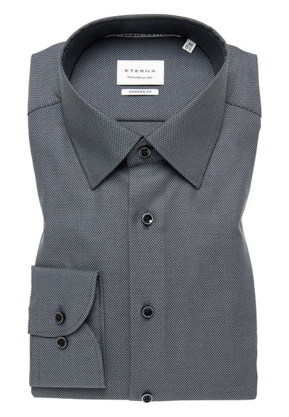 Dynamic Cotton Dobbydesign Langarm