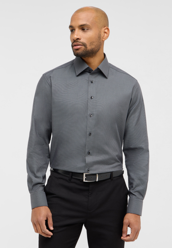 ETERNA Hemd Dobbydesign Langarm