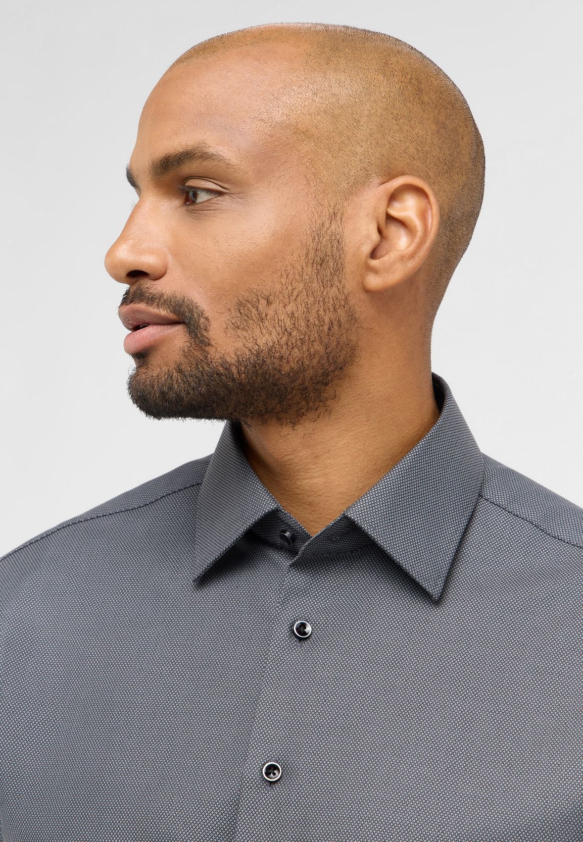 Dynamic Cotton Dobbydesign Langarm