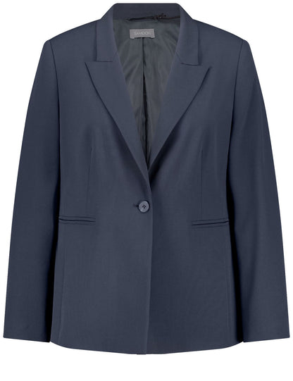 SAMOON Klassischer Blazer mit Paspeltaschen 42