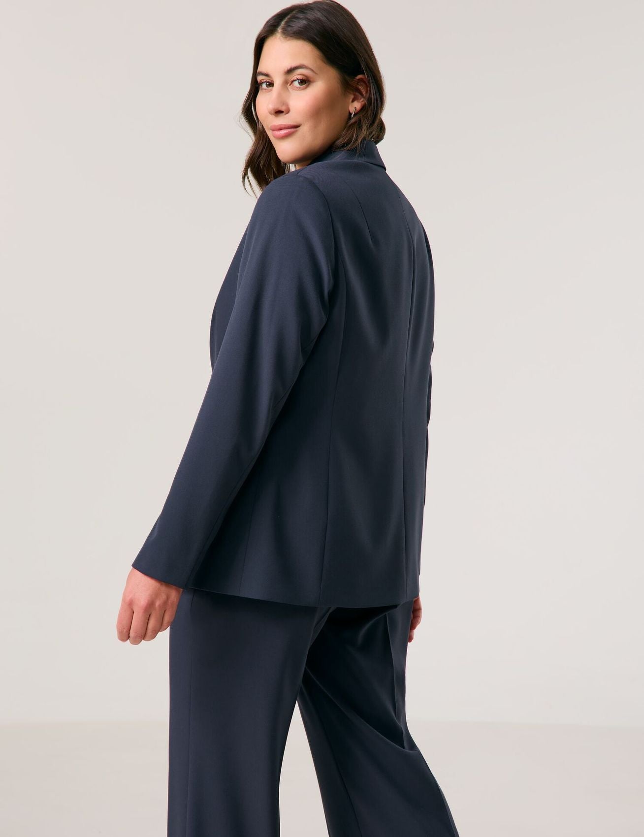 SAMOON Klassischer Blazer mit Paspeltaschen
