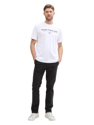 TOM TAILOR T-Shirt aus Baumwolle mit Logo-Print