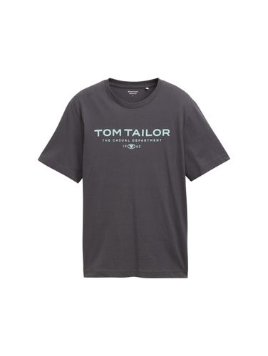 TOM TAILOR T-Shirt aus Baumwolle mit Logo-Print