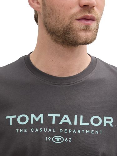 TOM TAILOR T-Shirt aus Baumwolle mit Logo-Print