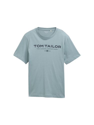 TOM TAILOR T-Shirt aus Baumwolle mit Logo-Print