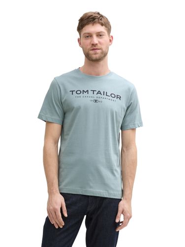 TOM TAILOR T-Shirt aus Baumwolle mit Logo-Print