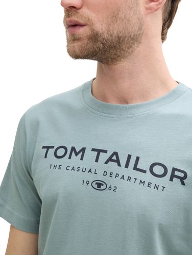 TOM TAILOR T-Shirt aus Baumwolle mit Logo-Print