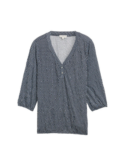 Plus Size - Crinkle Blusenshirt