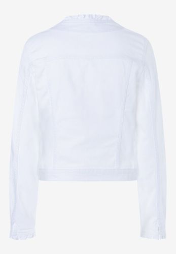 Jeansjacke mit Rüschen  weiß  Sommer-Kollektion