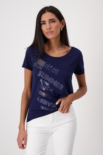 MONARI T-Shirt, navy blue