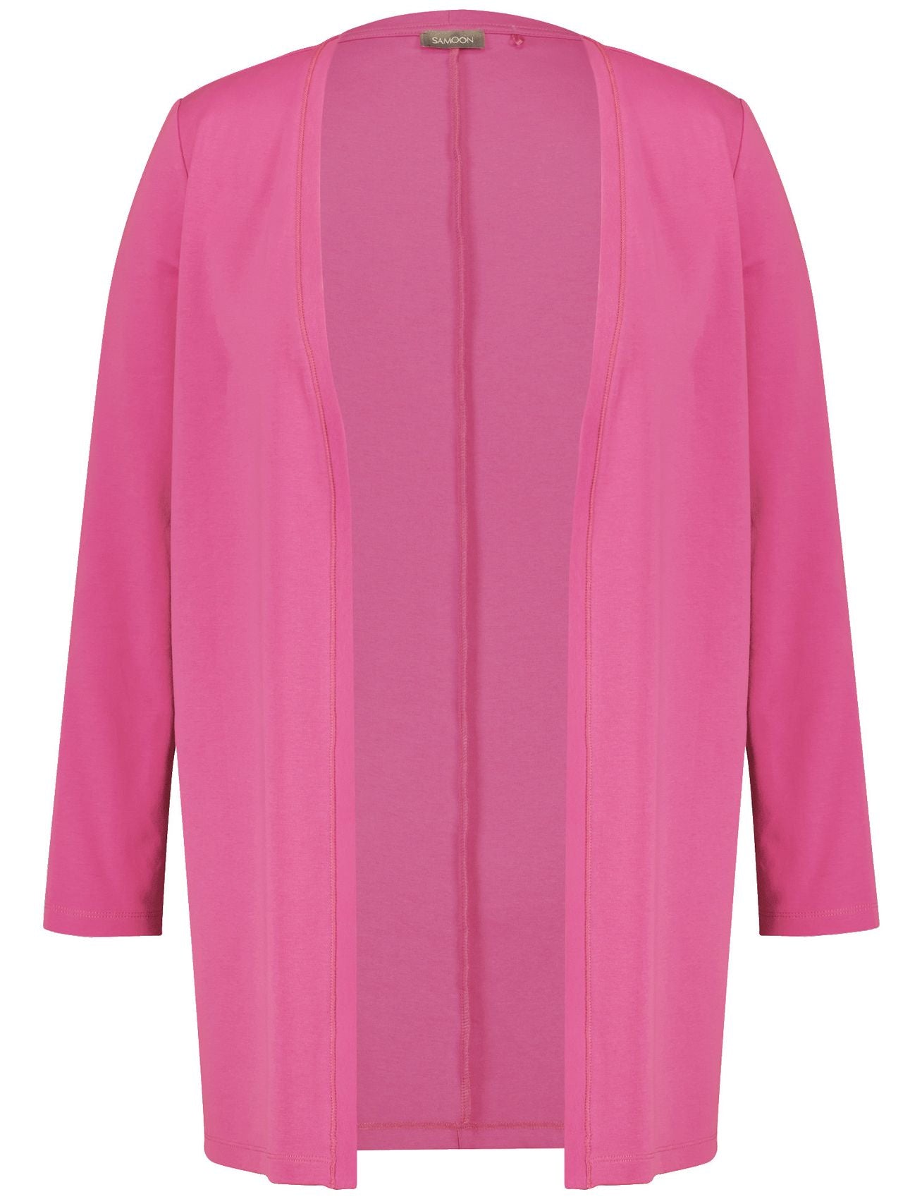SAMOON Jacke Gewirke pink power
