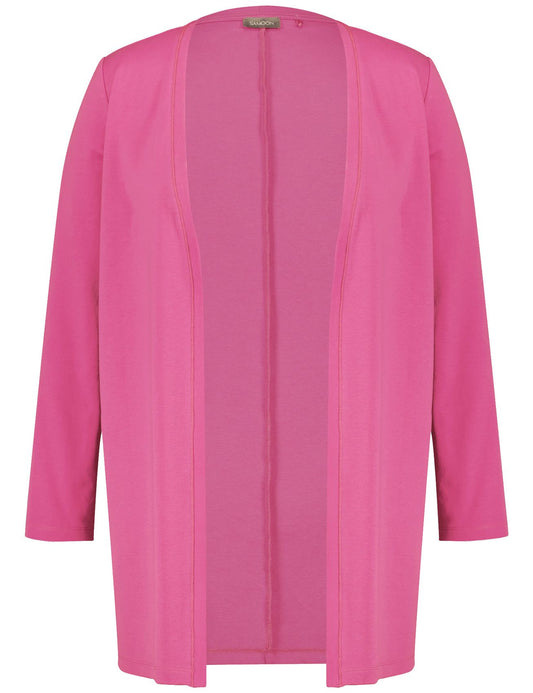 SAMOON Jacke Gewirke pink power