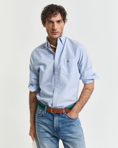 GANT Regular Fit Classic Oxford-Bluse