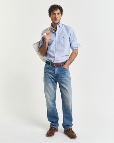 GANT Regular Fit Classic Oxford-Bluse