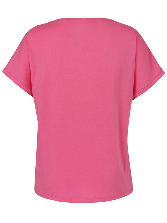 VIA APPIA T-Shirt Rundhals 1/2 Arm Motiv Pailletten