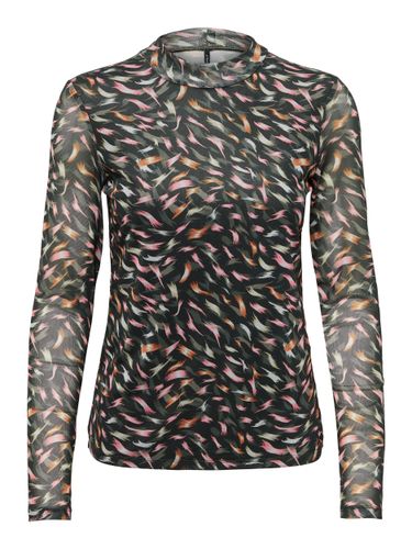 ONLY CARMAKOMA ONLY CARMAKOMA ONLERICA LIFE MESH L/S TOP JRS NOOS L