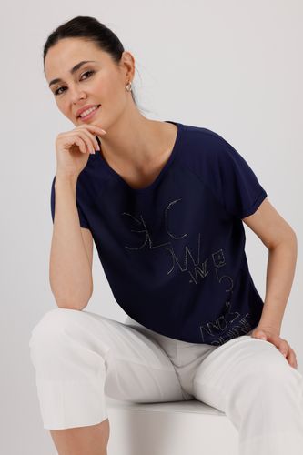MONARI T-Shirt, navy blue