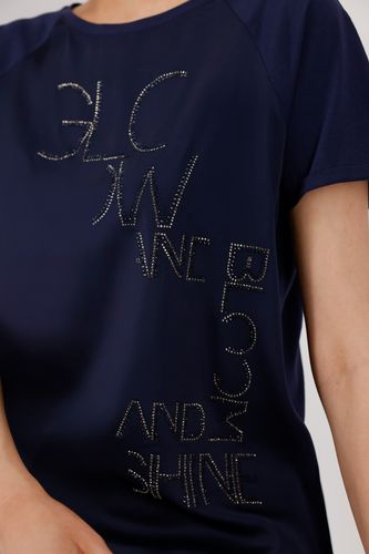 MONARI T-Shirt, navy blue