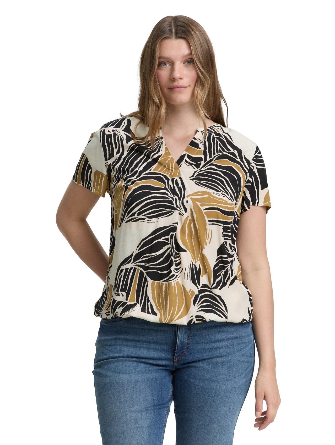 Plus Size - Bluse mit Muster