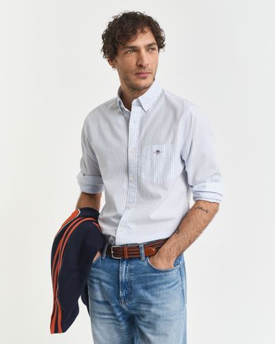 GANT Regular Fit Popeline Hemd mit Streifen