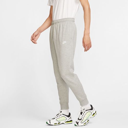 NIKE M NSW CLUB JGGR FT, DK GREY HEATHER/MATTE SILVER/WHITE
