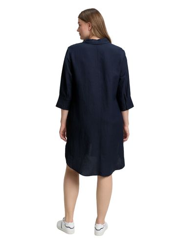 TOM TAILOR Plus Size - Blusenkleid mit Leinenanteil