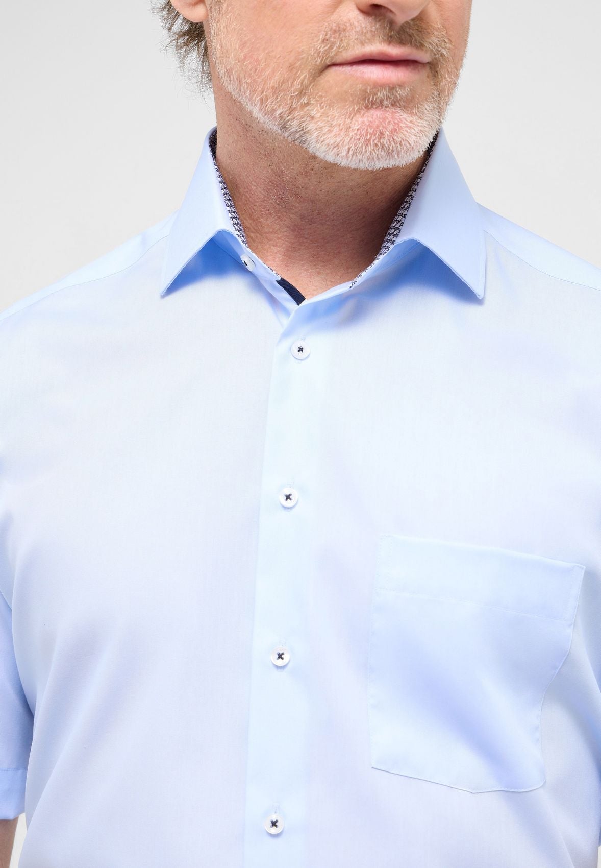ETERNA Original Shirt Popeline Kurzarm