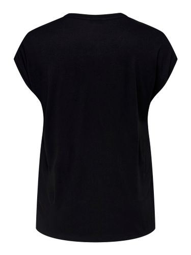 ONLY CARMAKOMA CARFLAKE LIFE S/S MIX TOP JRS NOOS