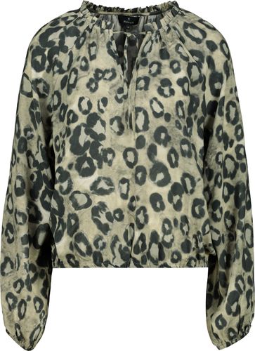 MONARI Bluse, bamboo gemustert