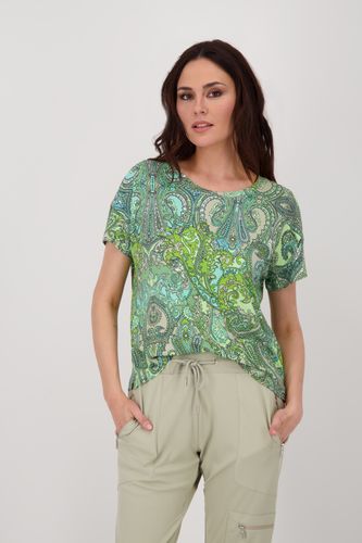 MONARI T-Shirt, bamboo gemustert