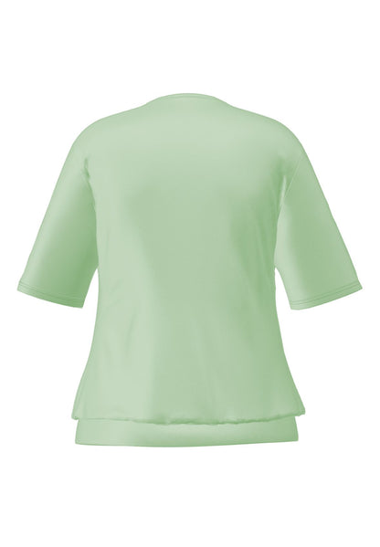 FRANK WALDER Blusenshirt NOS mit modischer Faltenpartie vorne