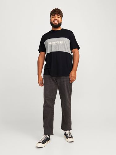 JACK & JONES JJELEGACY BLOCKING TEE SS O-NECK NOO PLS