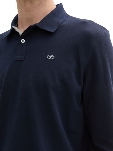 TOM TAILOR Langärmliges Piqué Poloshirt