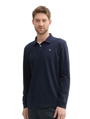 TOM TAILOR Langärmliges Piqué Poloshirt