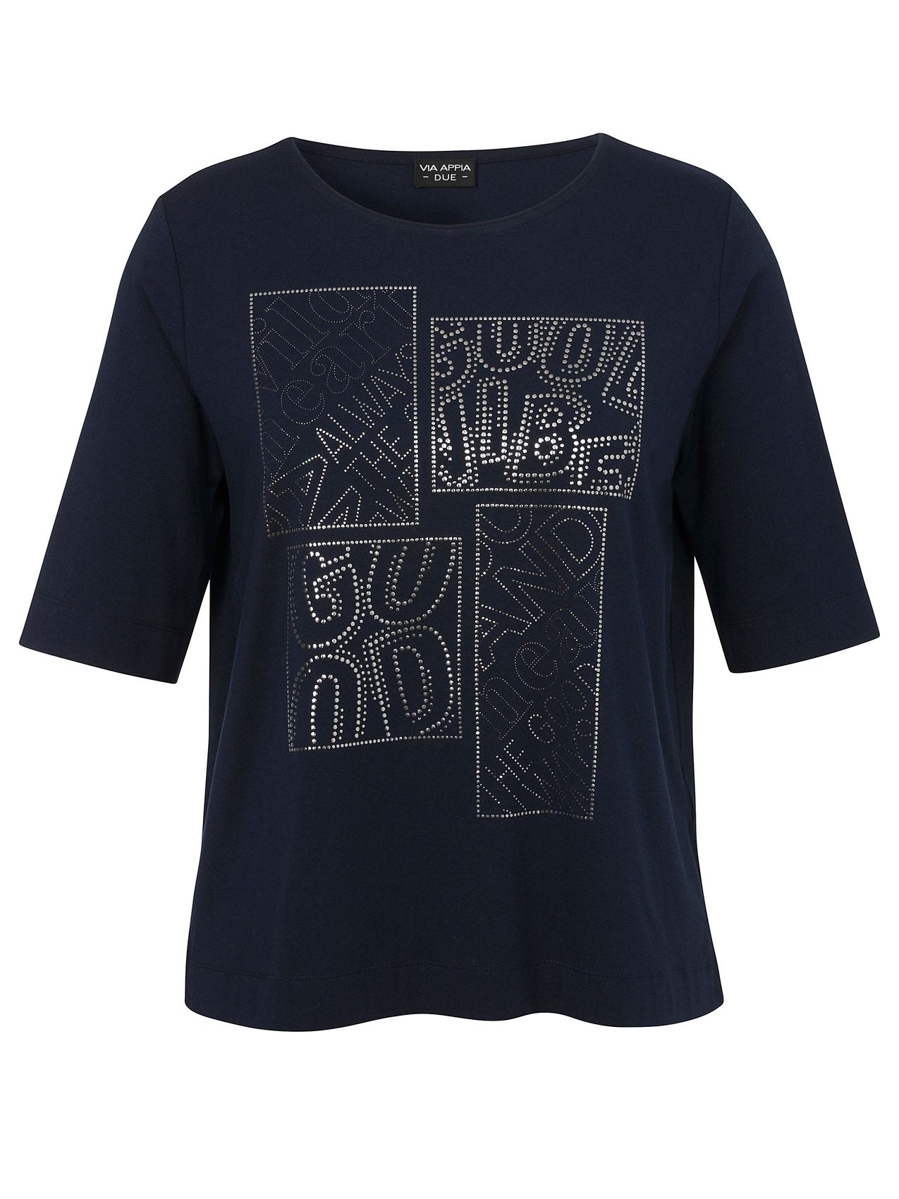VIA APPIA T-Shirt Rundhals 1/2 Arm Motiv 46