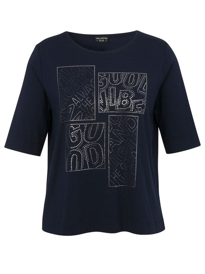 VIA APPIA T-Shirt Rundhals 1/2 Arm Motiv 46