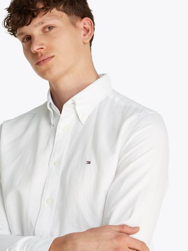 TOMMY HILFIGER LINEN BLEND SOLID RF SHIRT