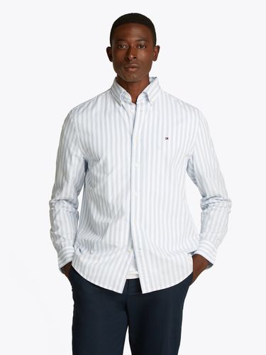TOMMY HILFIGER FLEX POPLIN BOLD STRIPE RF SHIRT